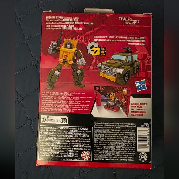 Transformers Studio Series 86-22 Deluxe Class Brawn Takara Tomy (Not Mint) - Picture 7 of 14